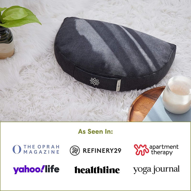 Mindful Modern Travel Meditation Cushion | Outdoor Floor Cushions for Adults | Stylish Outdoor Decor | Portable Mindfulness Pillow | Accessories for Women | Washable Cover - Image 3